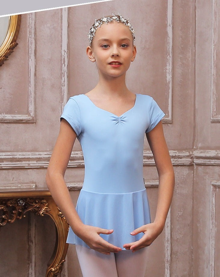 Short Sleeve Skirted Leotard