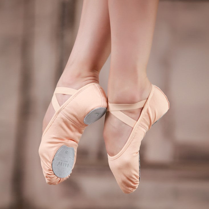 Stretch Canvas Split Sole Ballet Slipper