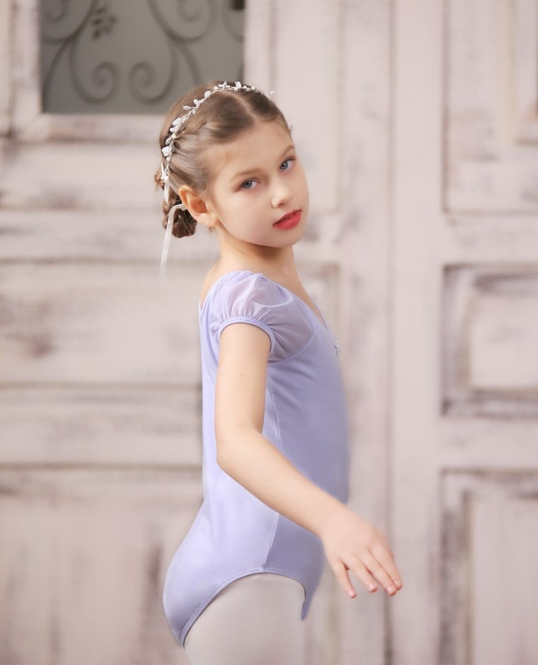 Kid Bubble Short Sleeve Leotard
