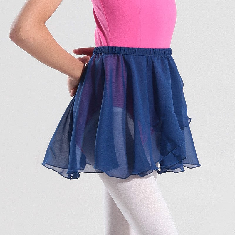Wrap Around Chiffon Pull On Skirt