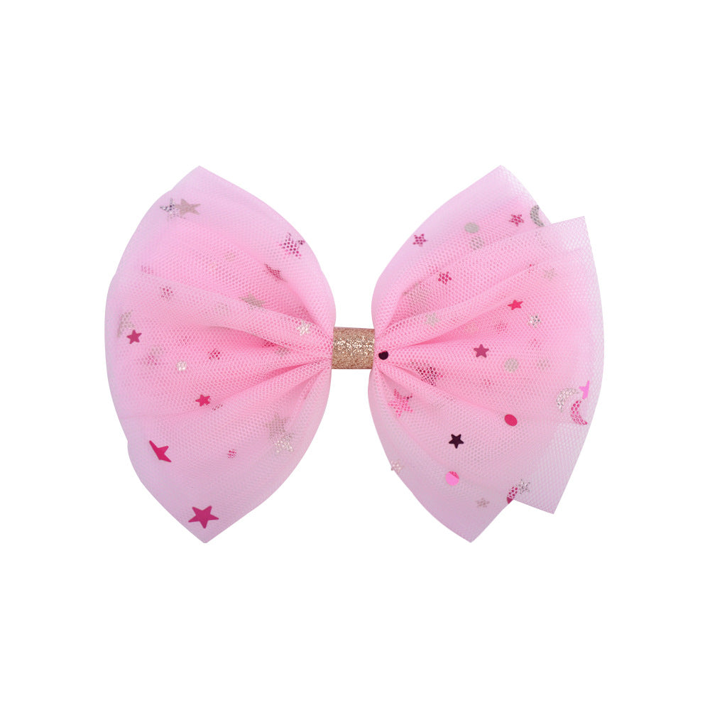 Chiffon Bow Duck Clip