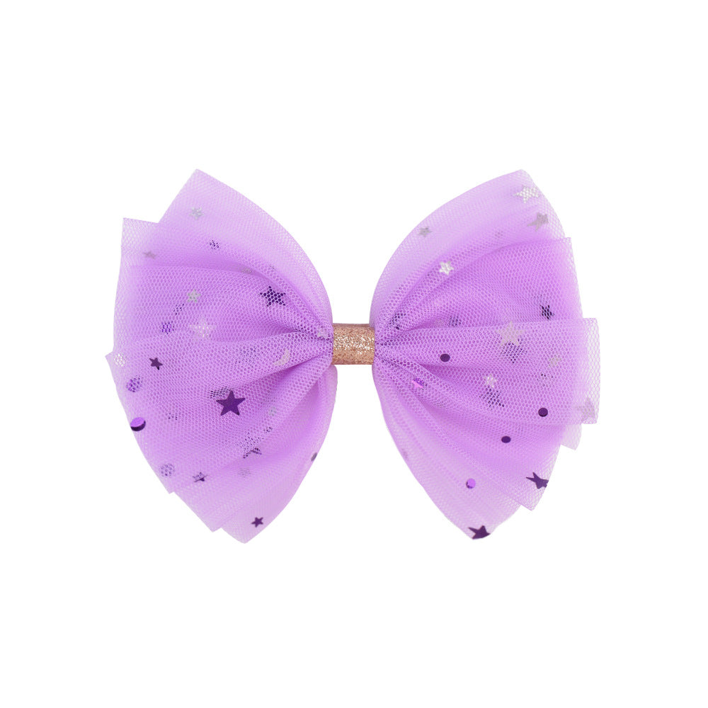 Chiffon Bow Duck Clip