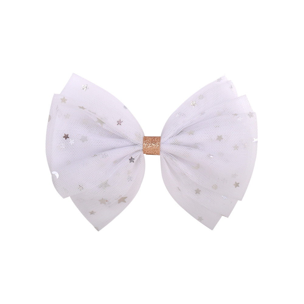 Chiffon Bow Duck Clip