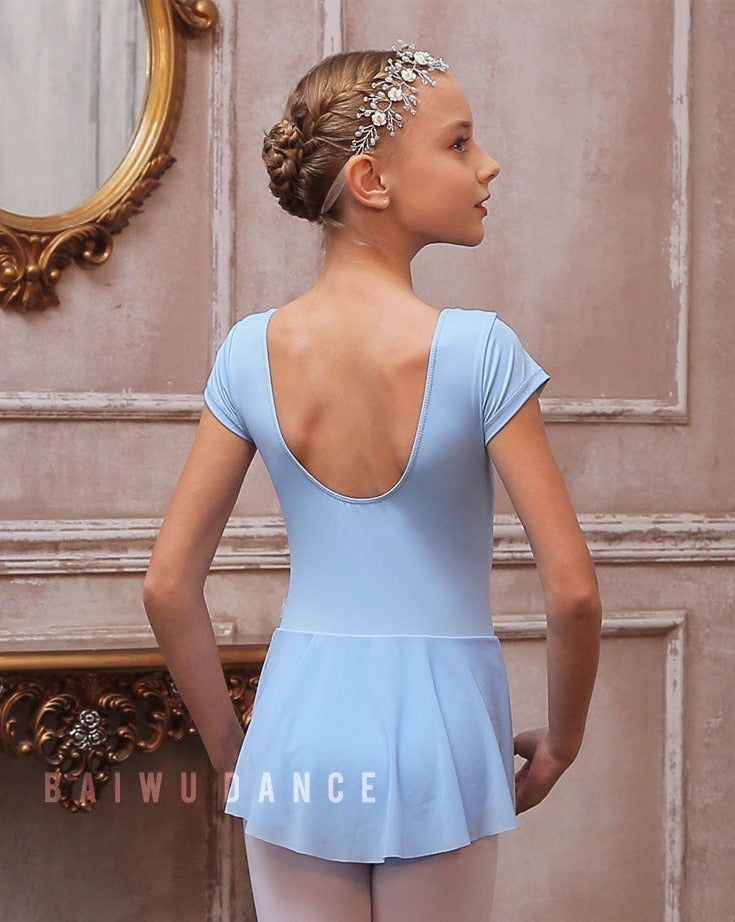 Short Sleeve Skirted Leotard