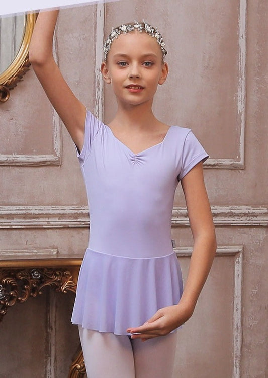 Short Sleeve Skirted Leotard